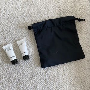 Chanel Mask and Cream Sample with Chanel Pouch
